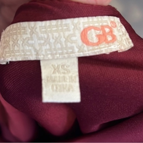 Gianni Bini maroon romper - Picture 3 of 5